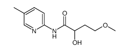2-hydroxy-4-methoxy-N-(5-methylpyridin-2-yl)butanamide Structure