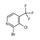 2-bromo-3-chloro-4-(trifluoromethyl)pyridine Structure