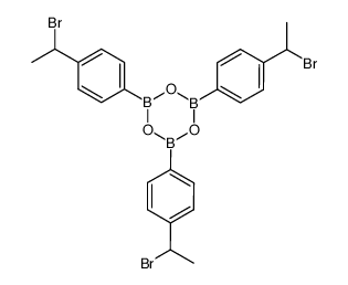 {B(C6H4-4-CHBrCH3)O}3结构式