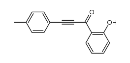 1-(2-hydroxyphenyl)-3-(4-methylphenyl)prop-2-yn-1-one结构式
