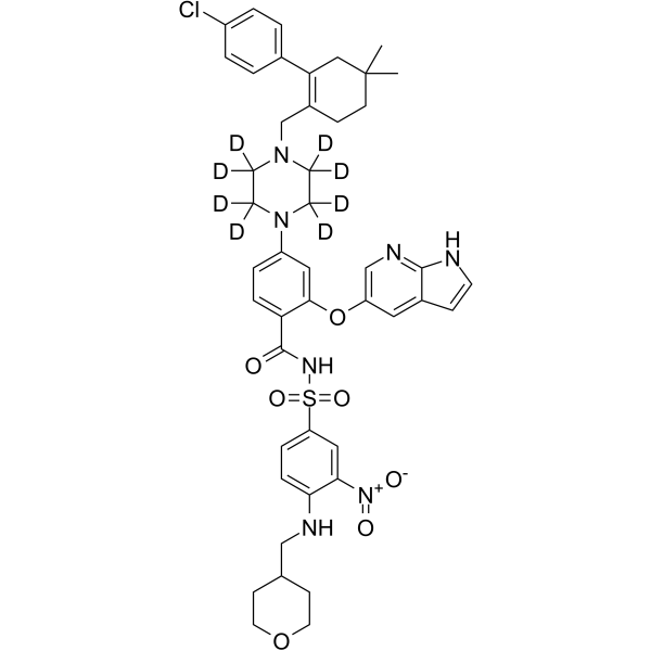 维萘妥拉-d8结构式