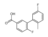 4-fluoro-3-(5-fluoro-2-methylphenyl)benzoic acid Structure