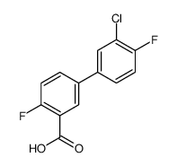 5-(3-chloro-4-fluorophenyl)-2-fluorobenzoic acid Structure