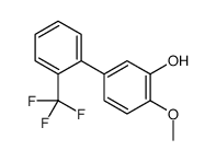 2-methoxy-5-[2-(trifluoromethyl)phenyl]phenol结构式