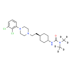 Cariprazine-d6 structure