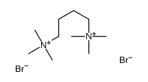 trimethyl-[4-(trimethylazaniumyl)butyl]azanium,dibromide Structure