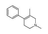 1,5-dimethyl-4-phenyl-3,6-dihydro-2H-pyridine Structure