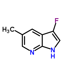 3-Fluoro-5-methyl-1H-pyrrolo[2,3-b]pyridine structure