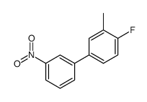 1-fluoro-2-methyl-4-(3-nitrophenyl)benzene结构式