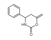 6-methylene-4-phenyl-1,3-oxazinan-2-one结构式