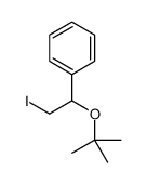 [2-iodo-1-[(2-methylpropan-2-yl)oxy]ethyl]benzene Structure