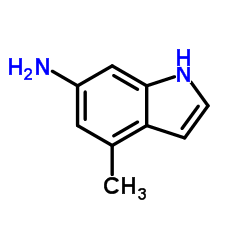 6-氨基-4-甲基吲哚结构式