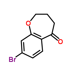 8-Bromo-3,4-dihydro-1-benzoxepin-5(2H)-one structure