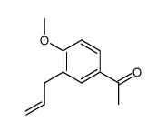 1-(3-allyl-4-methoxyphenyl)ethanone结构式