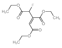 1,2,3-triethyl (E)-3-fluoroprop-1-ene-1,2,3-tricarboxylate Structure