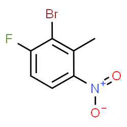 2-Bromo-3-fluoro-6-nitrotoluene Structure
