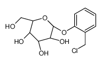 (2R,3R,4S,5S,6R)-2-[2-(chloromethyl)phenoxy]-6-(hydroxymethyl)oxane-3,4,5-triol Structure