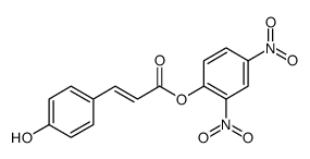 (2,4-dinitrophenyl) 3-(4-hydroxyphenyl)prop-2-enoate结构式