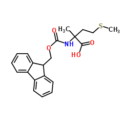 N-[(9H-Fluoren-9-ylmethoxy)carbonyl]-4-(methylsulfanyl)isovaline Structure