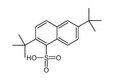 2,6-di-tert-butylnaphthalene-1-sulphonic acid结构式