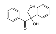2,3-dihydroxy-2-phenylpropiophenone结构式