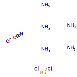 Ruthenium(3+),pentaamminenitrosyl-, chloride (1:3), (OC-6-22)- Structure