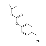 4-(tert-Butoxycarbonyloxy)benzylalcohol结构式