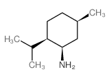 (1R,2r,5r)-2-异丙基-5-甲基环己胺结构式