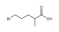 5-Bromo-2-methylpentanoic acid Structure