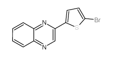2-(5-溴-2-噻吩)喹噁啉结构式