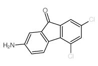 7-amino-2,4-dichloro-fluoren-9-one结构式
