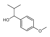 1-(4-甲氧基苯基)-2-甲基丙烷-1-醇结构式
