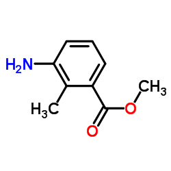 3-氨基-2-甲基苯甲酸甲酯结构式