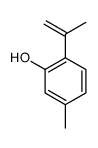 5-methyl-2-prop-1-en-2-ylphenol Structure