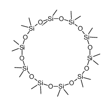 Eicosamethylcyclodecasiloxane Structure