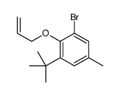 1-BROMO-3-(1,1-DIMETHYLETHYL)-5-METHYL-2-(PROP-2-EN-1-YLOXY)BENZENE结构式