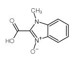 1-甲基-2-苯并咪唑羧酸 3-氧化物结构式
