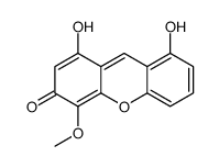 3,8-Dihydroxy-4-methoxy-xanthone Structure