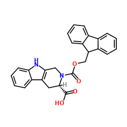 (S)-2-(((9H-芴-9-基)甲氧基)羰基)-2,3,4,9-四氢-1H-吡啶并[3,4-b]吲哚-3-羧酸图片