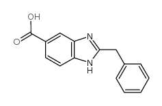 2-苄基-1H-苯并咪唑-5-羧酸结构式