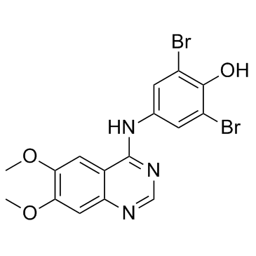 2,6-二溴-4-((6,7-二甲氧基喹唑啉-4-基)氨基)苯酚图片