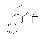 tert-butyl N-benzyl-N-ethylcarbamate结构式
