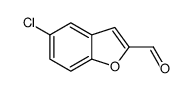5-氯苯并呋喃-2-甲醛结构式