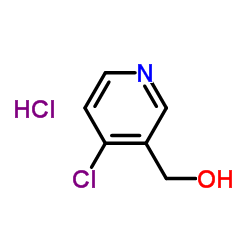 4-氯-3-吡啶甲醇盐酸盐结构式