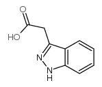 1H-indazole-3-acetic acid structure