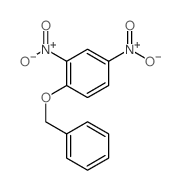 Benzene,2,4-dinitro-1-(phenylmethoxy)- Structure