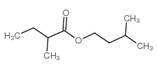 2-甲基丁酸-3-甲基丁酯结构式