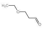 Propanal, 3-ethoxy-结构式