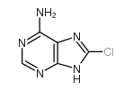 8-氯腺嘌呤结构式