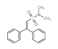 Ethenesulfonamide,N,N-dimethyl-2,2-diphenyl-结构式